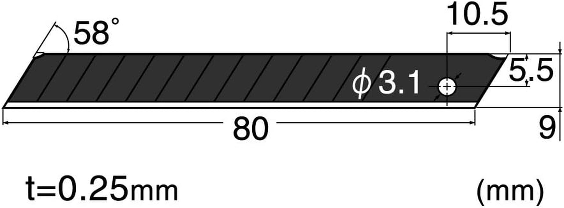 UltraSharp Carbon Snap Blades, 50-Blade/Pack, 1 Pack (BA-54P)